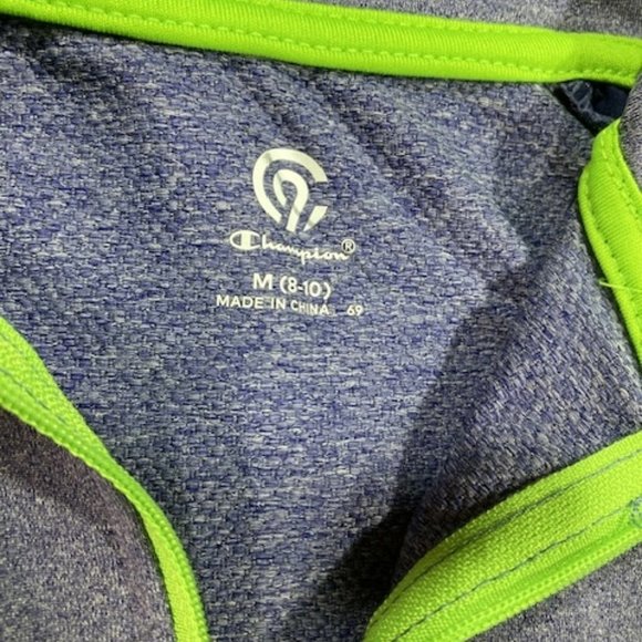 Champion Athletic Pullover 1/4 Zip Girls Med (8/10) - Picture 4 of 9